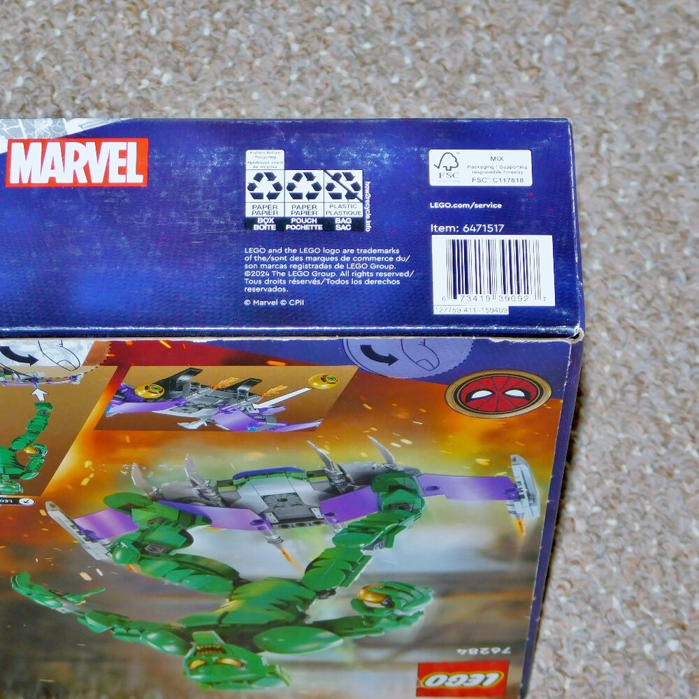 LEGO Marvel Spider-Man No Way Home Green Goblin Construction Figure New 76284 - Picture 10 of 12
